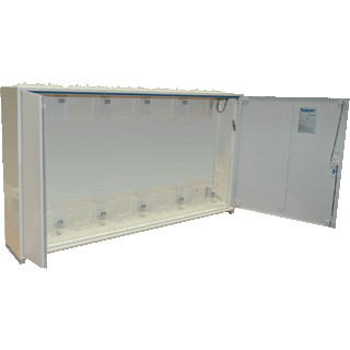 Hager Installatiekast wandopbouwverdeler quickset leeg geïsoleerd 1300x500mm ip44
