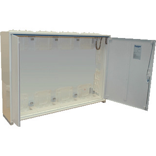 Hager Univers FP installatiekast leeg wandopbouwverdeler pe 1050x650mm ip44