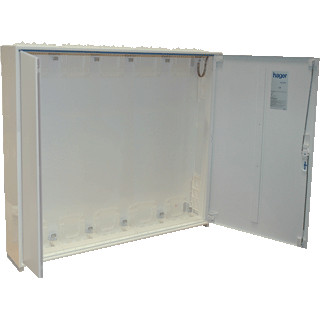 Hager Univers FP installatiekast leeg wandopbouwverdeler pe 1300x1250mm ip44
