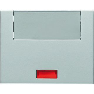 Berker Enkele wip aan-/uit-schakelaar aluminium