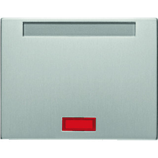 Berker Enkele wip aan-/uit-schakelaar aluminium