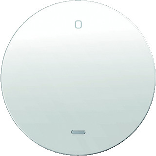 Berker R.1 enkele wip aan-/uit-schakelaar wit