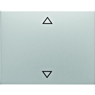 Berker Enkele wip aan-/uit-schakelaar aluminium