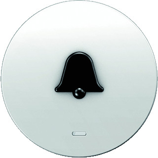 Berker R.1/R.3 enkele wip aan-/uit-schakelaar wit