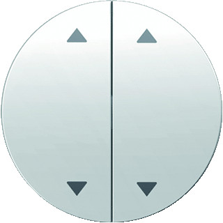 Berker R.1 tweedelige wip jaloezie wit