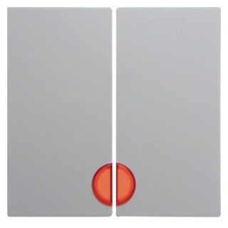 Hager Berker S.1/B.3/B.7 serie schakelwip met lens polarwit mat