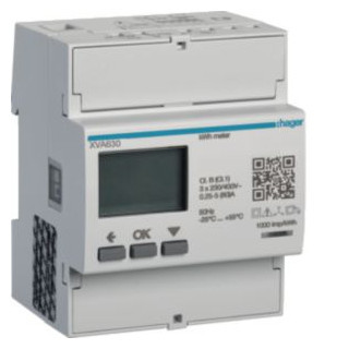 Hager witty Witty 3-fase energiemeter voor dynamisch loadbalancing