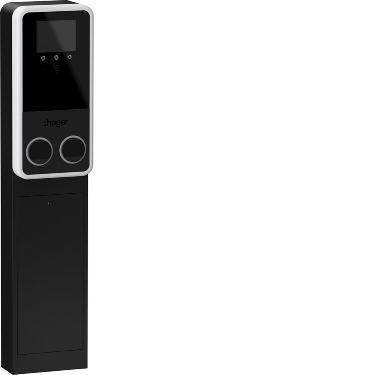 Hager witty Witty Park 2 laadstation T/M 22 KW T2S, staand