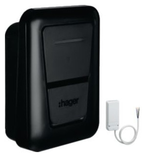 Hager witty Witty Plus socket P1 bundel (laadstation socket 22 KW mid ocpp met P1)