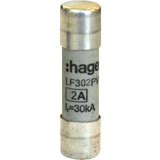 Hager Zekering PV 10x38 MM 1000V DC 2a