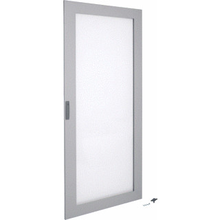 Hager Univers FZ deur kast/lessenaar aanslagdeur H1900MM B850MM D20MM grijs