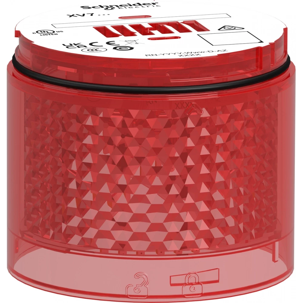 Harmony XVB7 - modulaire torenverlichting - lichtmodule - rood - Ø70MM Harmony XVB7 - modulaire torenverlichting - lichtmodule - rood - Ø70MM