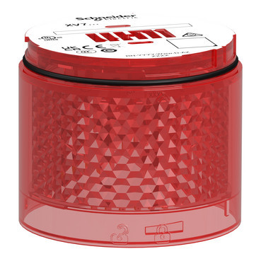 Harmony XVB7 - modulaire torenverlichting - lichtmodule - rood - Ø70MM Harmony XVB7 - modulaire torenverlichting - lichtmodule - rood - Ø70MM