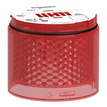 Harmony XVB7 - Ø70 MM - lichtmodule - rood - roterend - gekleurde lens