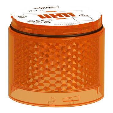 Harmony XVB7 - Ø70MM - lichtmodule - oranje - roterend - gekleurde len