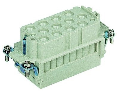 Harting 404 contactblok industriële connector 12