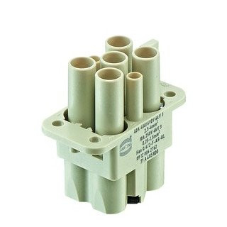 Harting 408 contactblok industriële connector 6