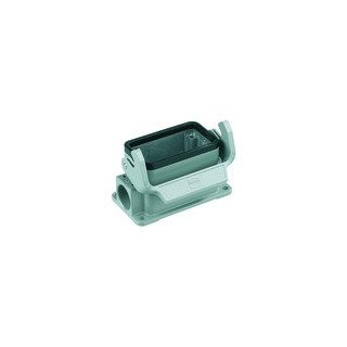 Harting 411 behuizing rechthoekige connectoren ip65 B94MM H53,8MM sokkelbehuizing zij