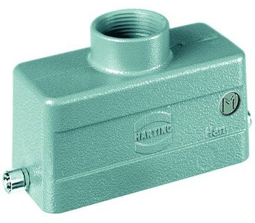 Harting 411 behuizing rechthoekige connectoren ip65 B72,6MM H58,5MM stekkerbehuizing boven
