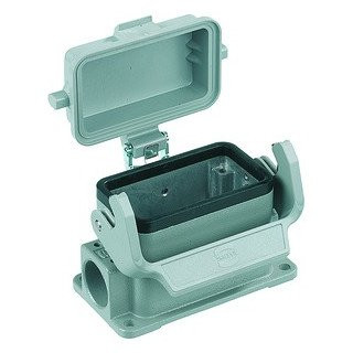 Harting 411 behuizing rechthoekige connectoren ip65/ip67 B144MM H56MM sokkelbehuizing zij