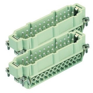 Harting 413 contactblok industriële connector 24