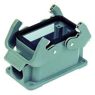 Harting 414 behuizing rechthoekige connectoren ip65 B52MM H54MM sokkelbehuizing zij