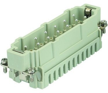 Harting 414 contactblok industriële connector 10