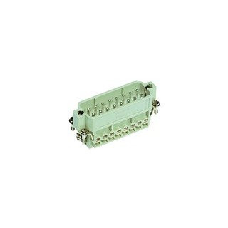 Harting 421 contactblok industriële connector 16
