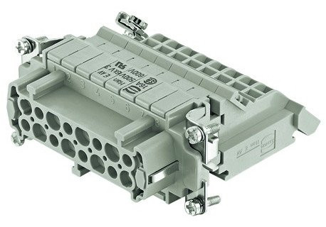 Harting 481 contactblok industriële connector 16