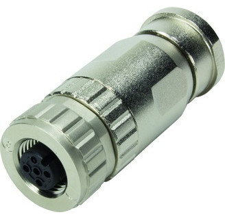 HARTING M12-Screw-5P-bcod-F-STR-SHLD