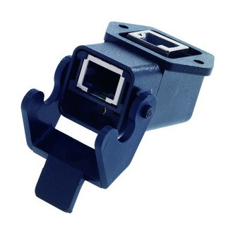 HARTING Han3a RJ45 cat5 PFT 8P angled plastic