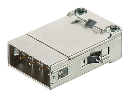 HARTING Han Gigabit insert male, (shield-GND)