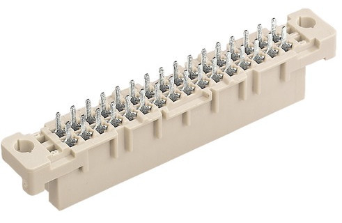 HARTING Female Connector, wave soldering termination, rated current: ?2 A