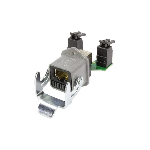HARTING Han 3M RJ45 hybrid cat.6a PFT 8+4P