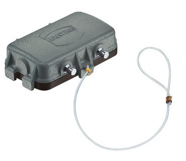 HARTING Han B protect cover die cast F hood PG16