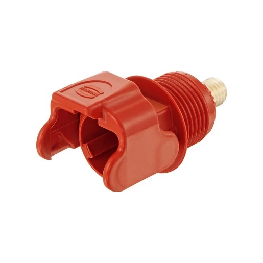 Harting Han S screw mount housing red