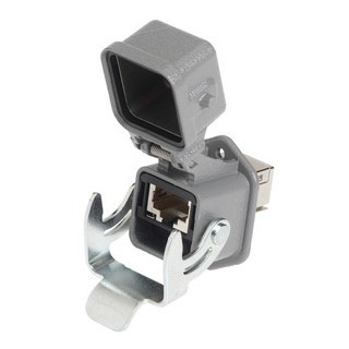 HARTING Han3a RJ45 10G cat6a PFT 8P with cover