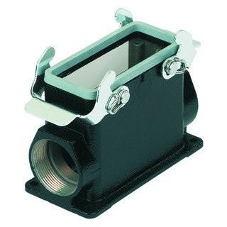 Harting 417 behuizing rechthoekige connectoren ip65 B52MM H53,8MM sokkelbehuizing zij