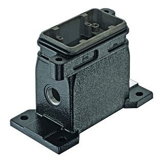 Harting 420 behuizing rechthoekige connectoren ip65 B80MM H100MM sokkelbehuizing zij
