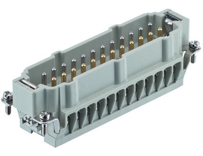 HARTING Han 24e-M-screw fe(au) / cuni type J