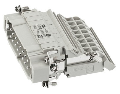 HARTING Inserts, terminal block connector, screw termination, male