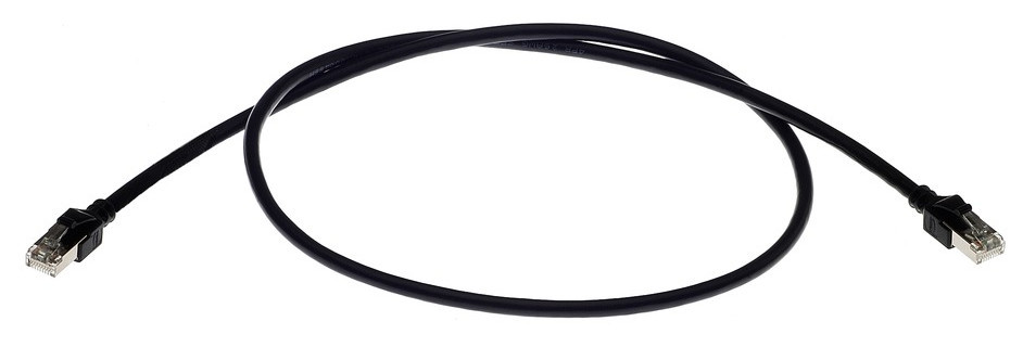 HARTING RJ45 Cat5 8P ma de BK cable assy, 3M
