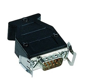 HARTING D-Sub 9P plast hood 2a-ent SP-SL-lo