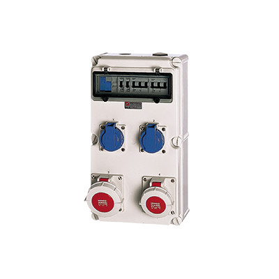Hateha Combinaties Wandcontactdoos Combinatie 11-2321