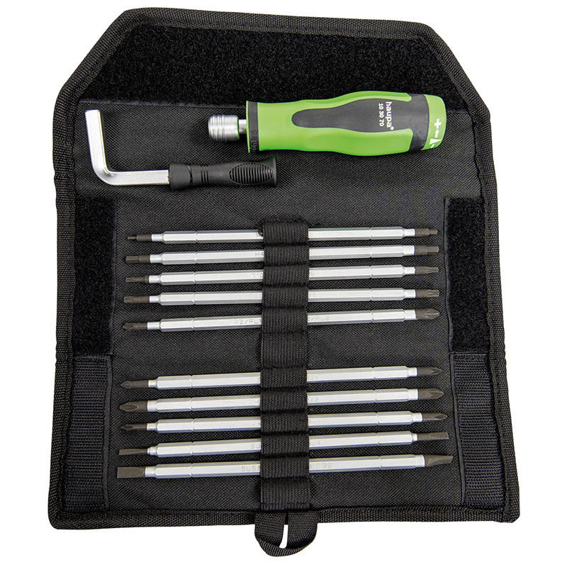 Haupa Draaimomentschroevendraaier Met uitwisselbare dubbele wisselklingen