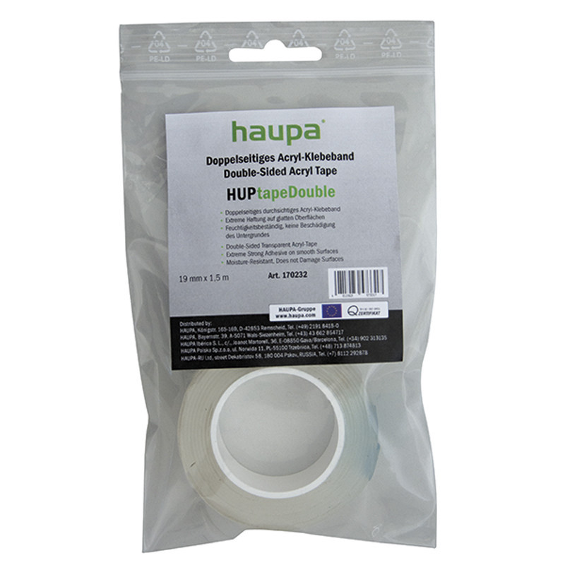 Haupa Dubbelzijdige Acryl plakband huptapedouble