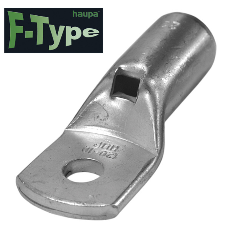 Haupa Buis-Kerf-kabelschoenen voor hoogflexibele leidingen met fijne draden