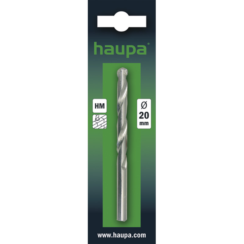 Haupa Steenboren, hardmetaal, din 8049