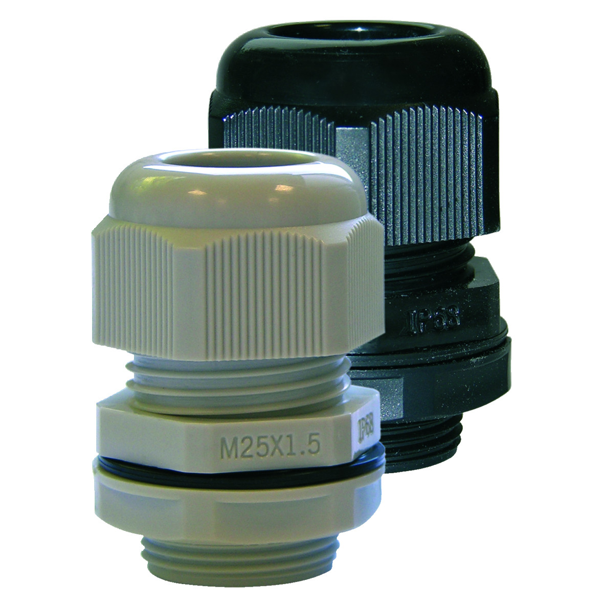 Haupa Slimtop - kabelwatels ip68, metrisch of PG, met O-ring en contramoer,