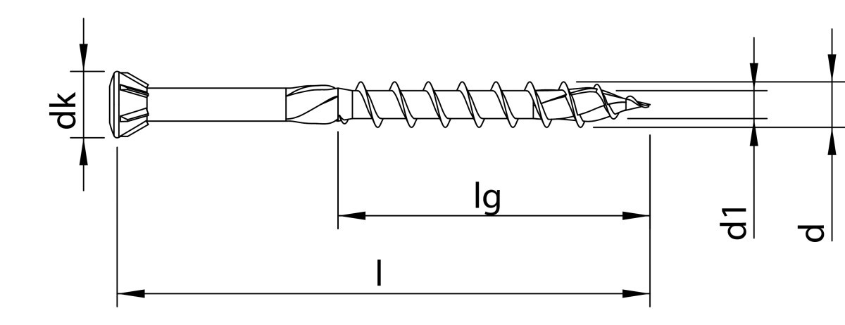 Heco SPPLS 3,5X60 GLSSCH DS200